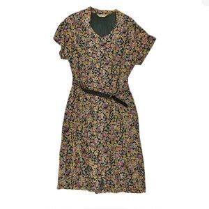 Elegant Floral Midi Dress